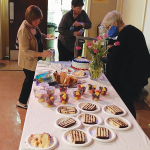 Synagogues_Brith Achim_prepping food for first shabbat back